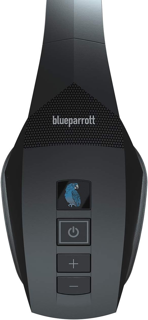 BlueParrott B550-XT Mono Bluetooth Wireless Headphones, 96% Noise Canceling, Over Head Trucker Headset with Mic - Certified Refurbished