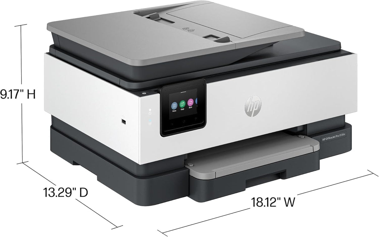 HP OfficeJet Pro 8138e Wireless All-in-One Color Inkjet Printer - Certified Refurbished