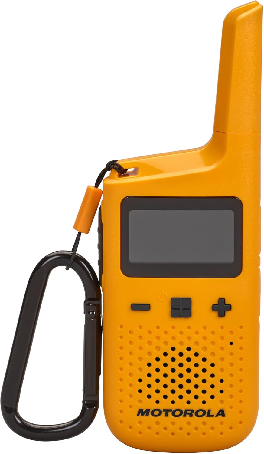 Motorola Solutions Talkabout Rechargeable 25-Mile Two-Way Radio, Yellow