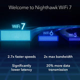 Netgear EXS27 BE5000 WiFi 7 Dual-Band Range Extender, Up to 5 Gbps Speed, Covers 1500 sq. ft. and 45 Devices - Certified Refurbished