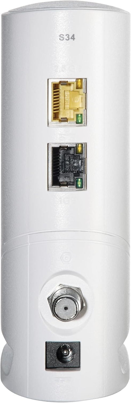 Arris SURFboard S34 DOCSIS 3.1 Multi-Gig Cable Modem, 2.5Gbps + 1Gbps Ethernet, Compatible with Xfinity, Cox, Spectrum - Certified Refurbished