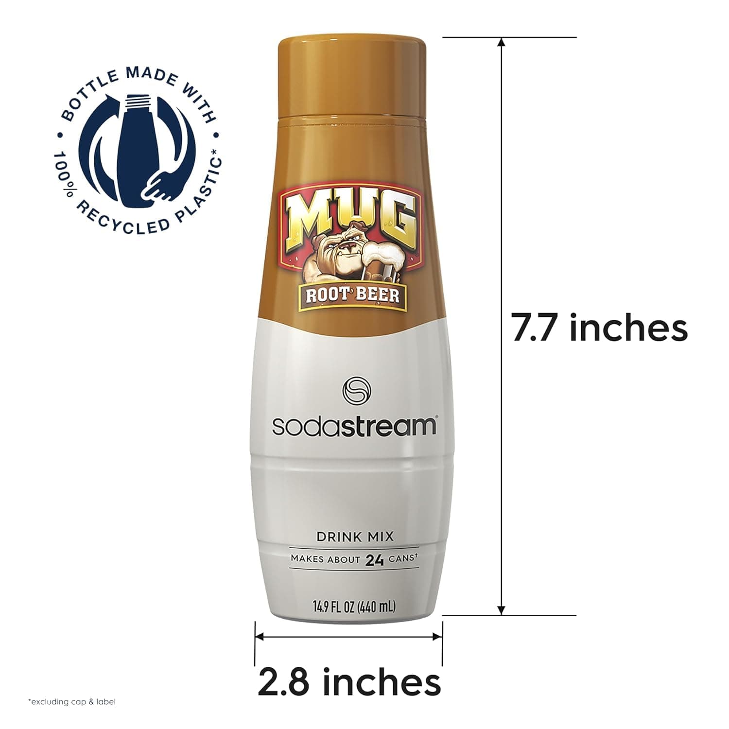 SodaStream Mug Root Beer Drink Mix for Sparkling Water Makers, Pack of 4