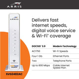 Arris SVG2482AC SURFboard Cable Modem DOCSIS 3.0 AC1750 Dual Band WiFi Router - Certified Refurbished