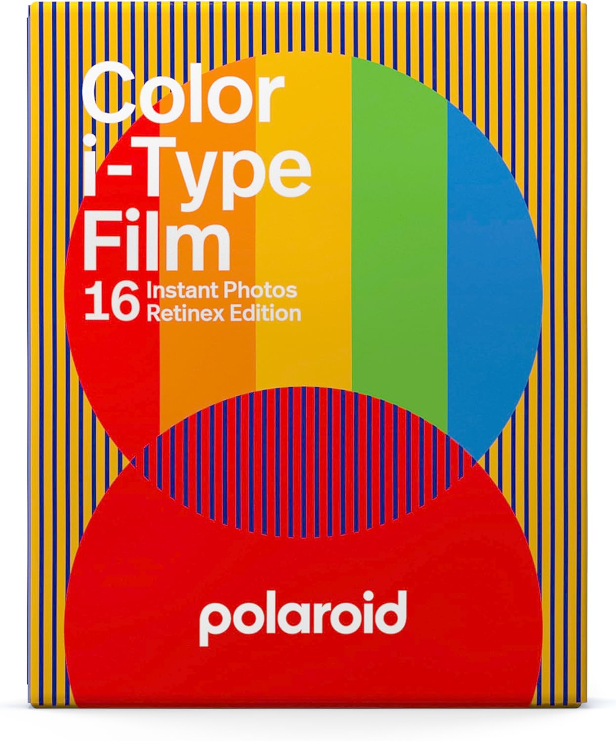 Polaroid 6285 Color I-Type Film - Retinex Edition Round Frame - Double Pack (16 Photos)