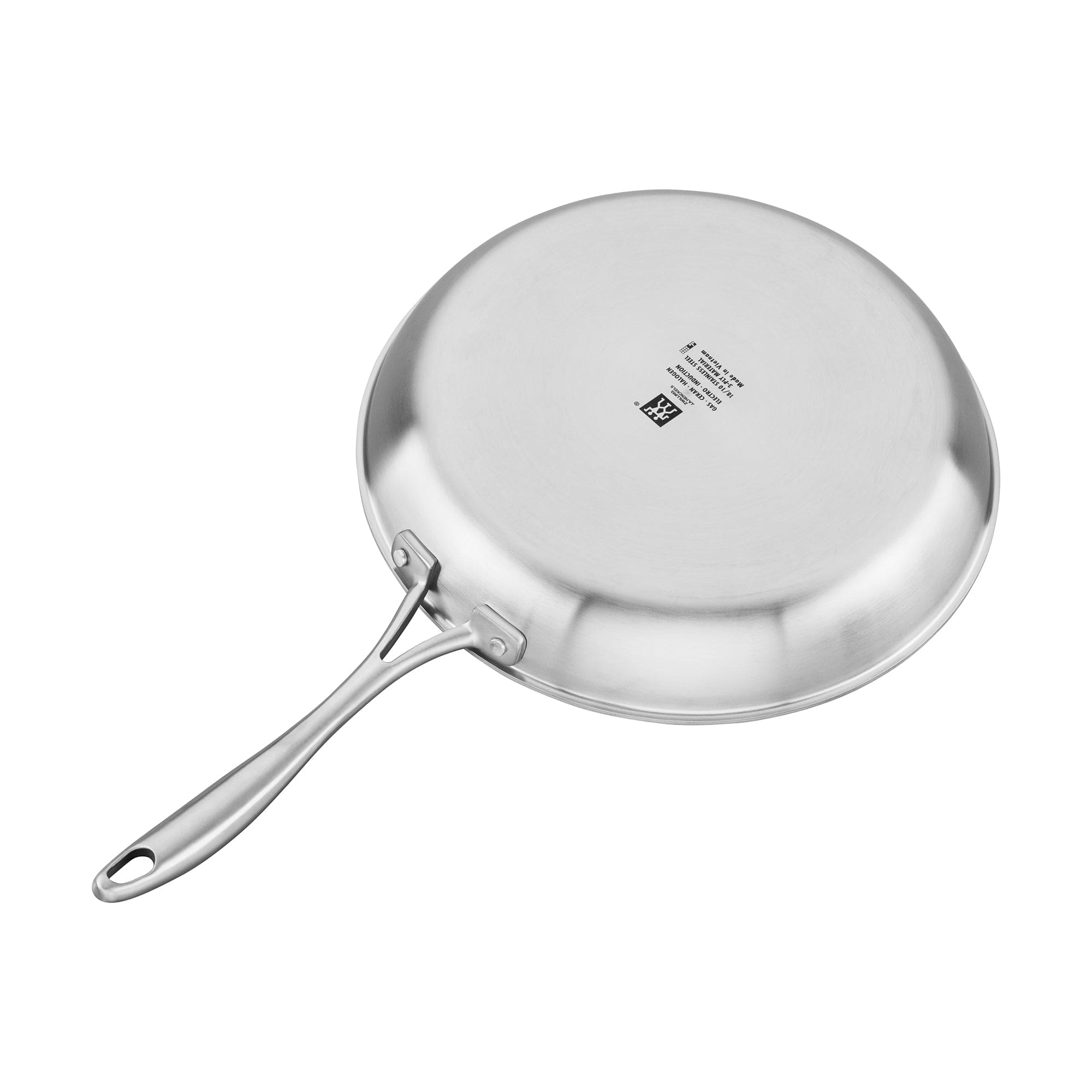 Zwilling Spirit Stainless 3 Ply, 12-Inch, 18/10 Stainless Steel, Ceramic, Frying Pan