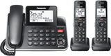Panasonic Link2Cell DECT 6.0 Expandable Corded/Cordless Phone with Digital Answering System and Smart Call Blocker - Certified Refurbished