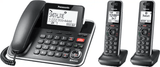 Panasonic Link2Cell DECT 6.0 Expandable Corded/Cordless Phone with Digital Answering System and Smart Call Blocker - Certified Refurbished