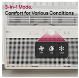 LG 10000 BTU 115V Window Air Conditioner, White