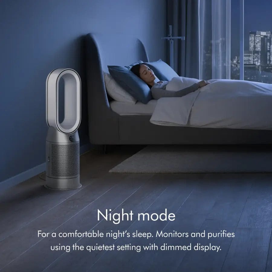 Dyson Air Purifier Hot+Cool HP07 Air Purifier, Heater and Fan, White/Silver