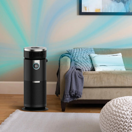 Shark Heater & Fan with NanoSeal HEPA, Cleansense IQ Odor Lock 3-in-1 Max Air Purifier, Grey - Open Box