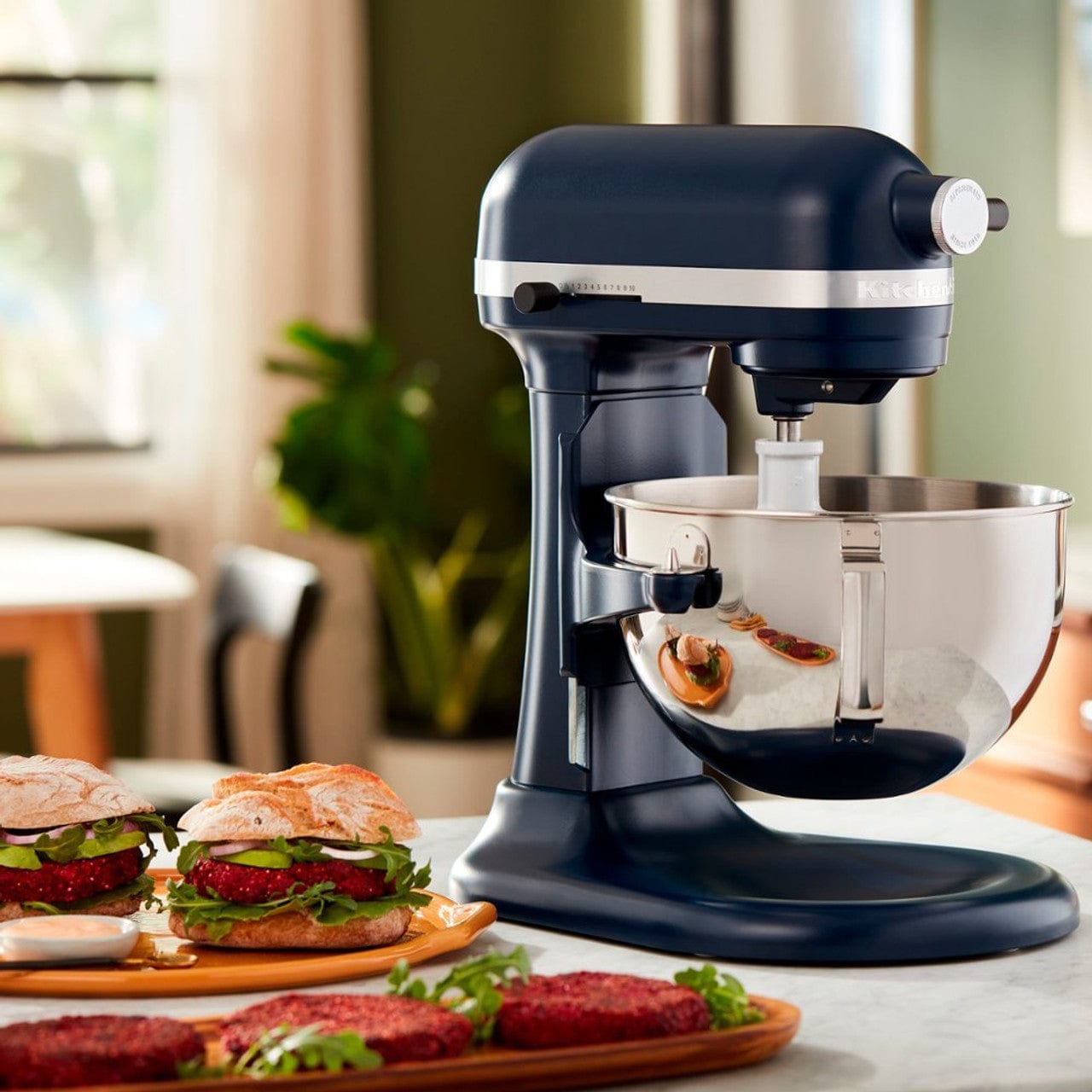 KitchenAid 5.5 Quart Bowl-Lift Stand Mixer, 11 Speeds, Ink Blue