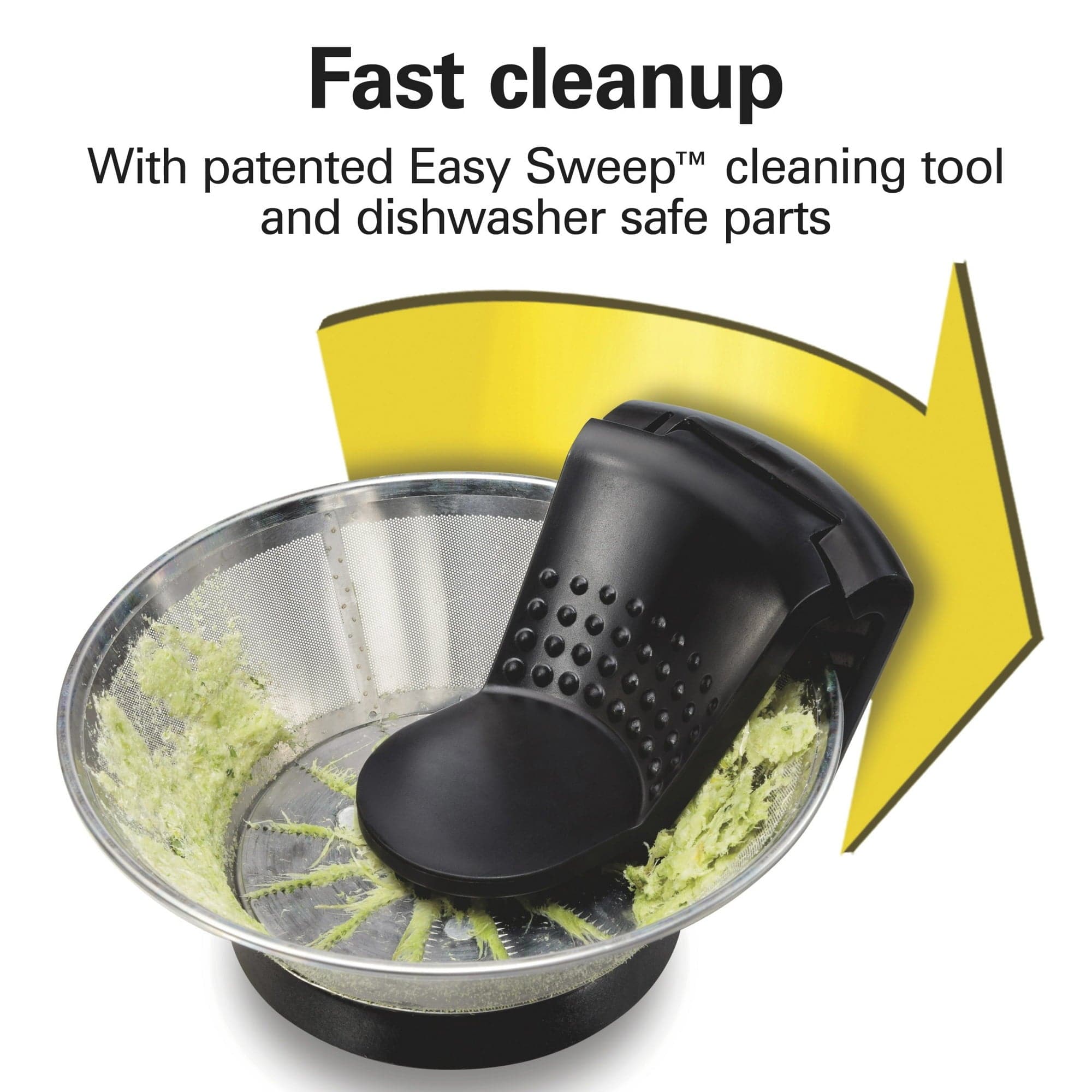 Hamilton Beach Easy Clean Juicer, Juice Extractor, Big Mouth Chute - Certified Refurbished