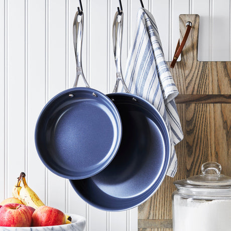 Zwilling Clad CFX 2-pc Stainless Steel Ceramic Nonstick 8-in & 10-in Fry Pan Set