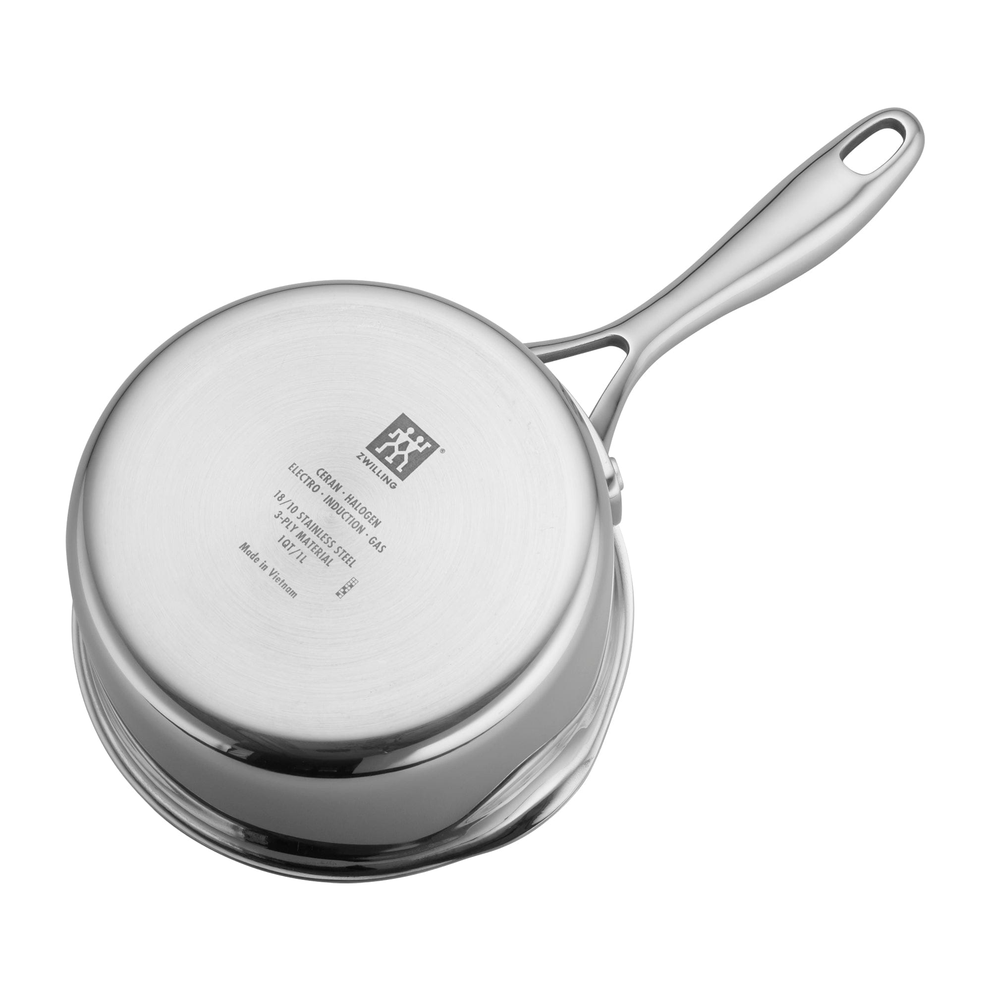 Zwilling Clad CFX 1-qt Stainless Steel Ceramic Nonstick Saucepan