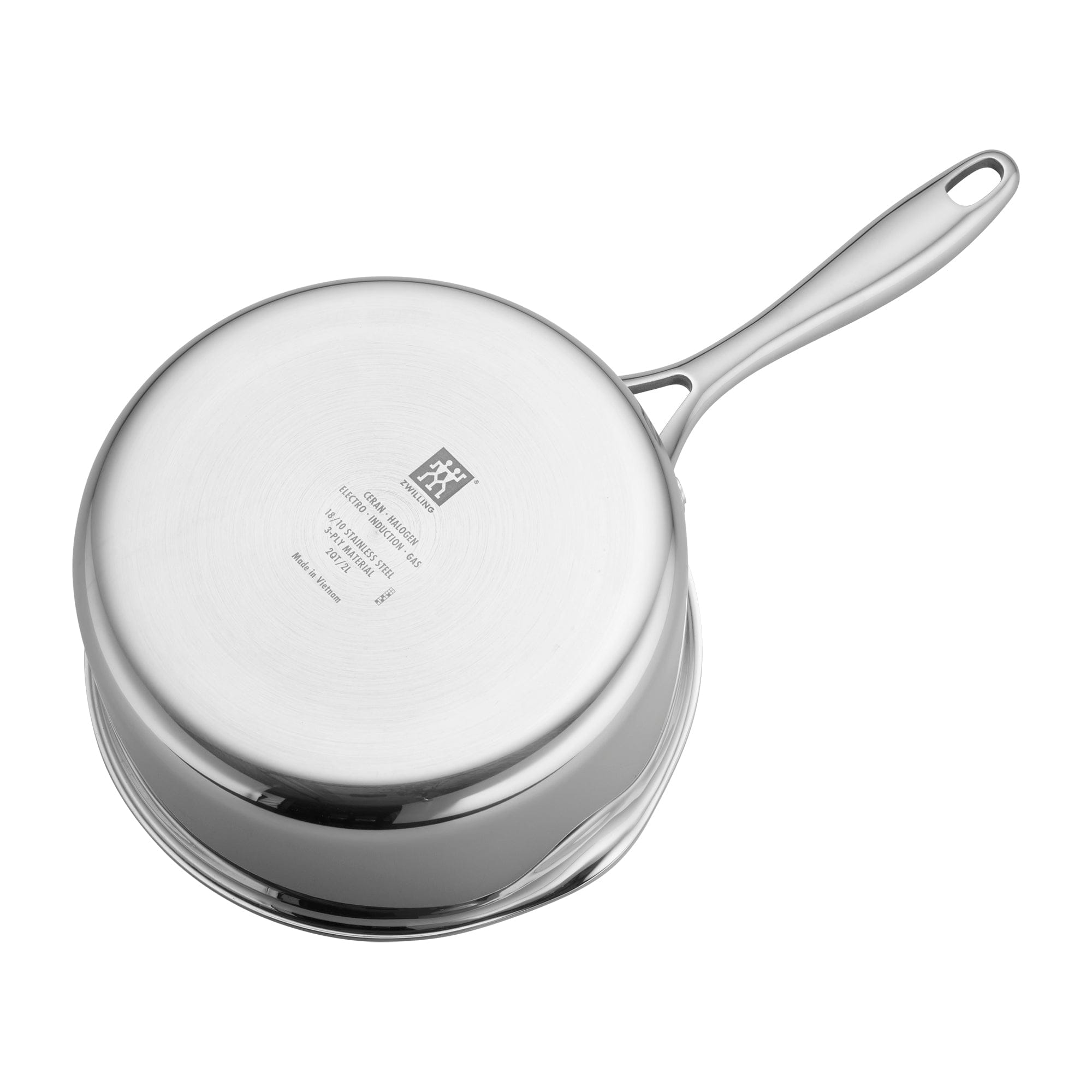 Zwilling Clad CFX 2-qt Stainless Steel Ceramic Nonstick Saucepan