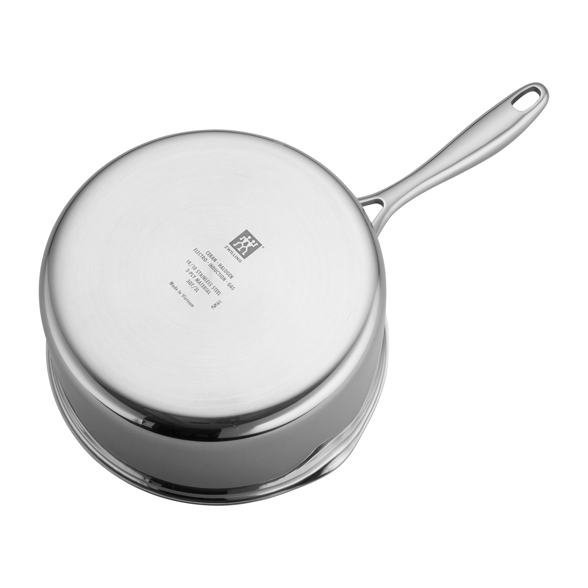 Zwilling Clad CFX 3-qt Stainless Steel Ceramic Nonstick Saucepan