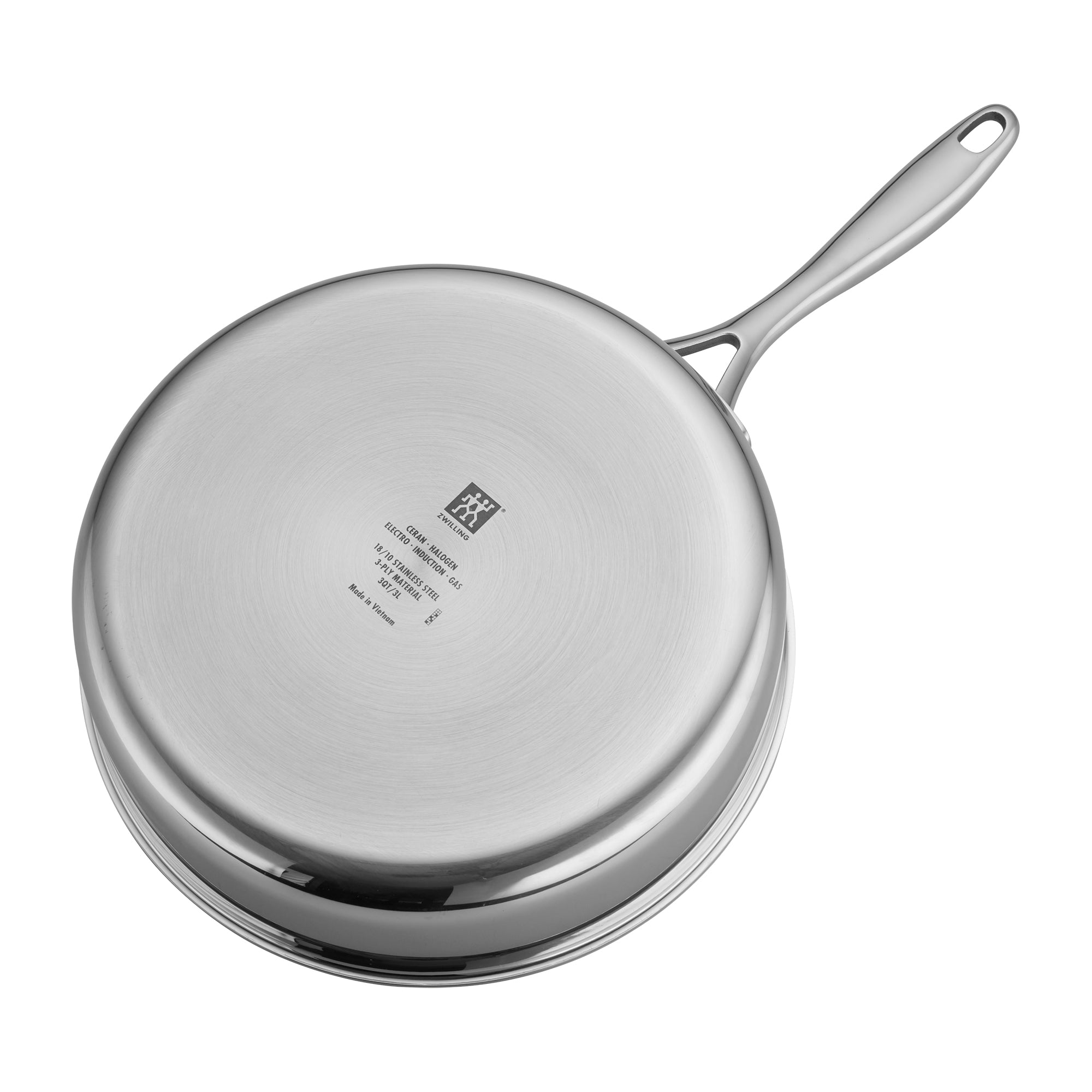 Zwilling Clad CFX 3-qt Stainless Steel Ceramic Nonstick Saute Pan