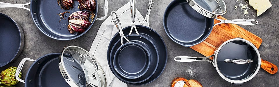 Zwilling Clad CFX 3-qt Stainless Steel Ceramic Nonstick Saucepan