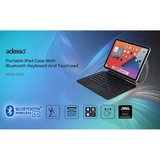 Adesso EasyTouch Folio 7010 Bluetooth Keyboard for iPad Pro 11 In. and iPad Air 10.9 In.