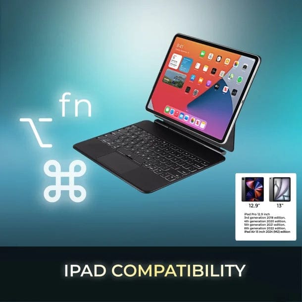 Adesso EasyTouch Folio 7020 Bluetooth Keyboard for iPad Pro 12.9 In.