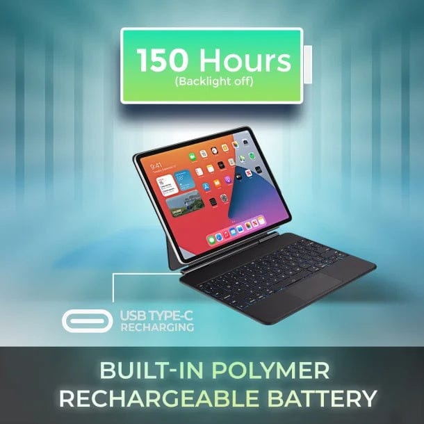 Adesso EasyTouch Folio 7020 Bluetooth Keyboard for iPad Pro 12.9 In.