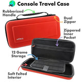 Nyko Travel Case for Nintendo Switch 2, Red