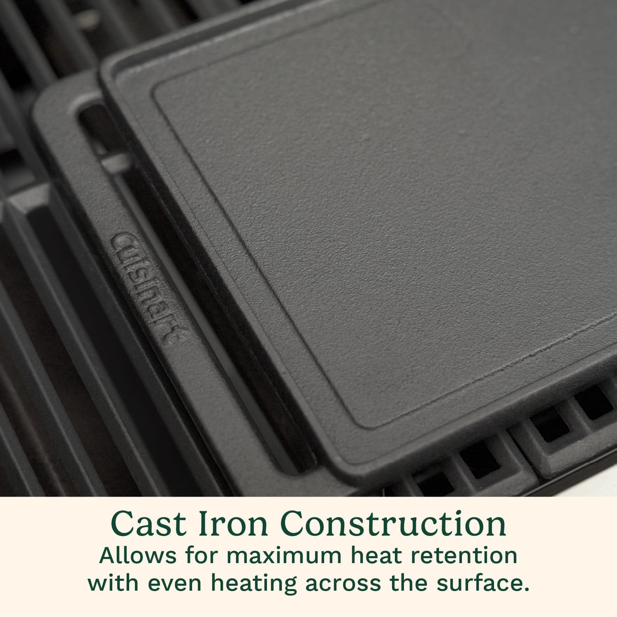 Cuisinart Reversible Cast Iron Grill Plate
