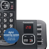 Panasonic 3-Handset Expandable Cordless Phone System with Answering System - Certified Refurbished