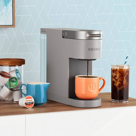 Keurig K-Slim + ICED Single Serve Coffee Maker, Hot & Cold Brewing, 3 Brew Sizes, 46oz Removable Reservoir, Gray - Open Box