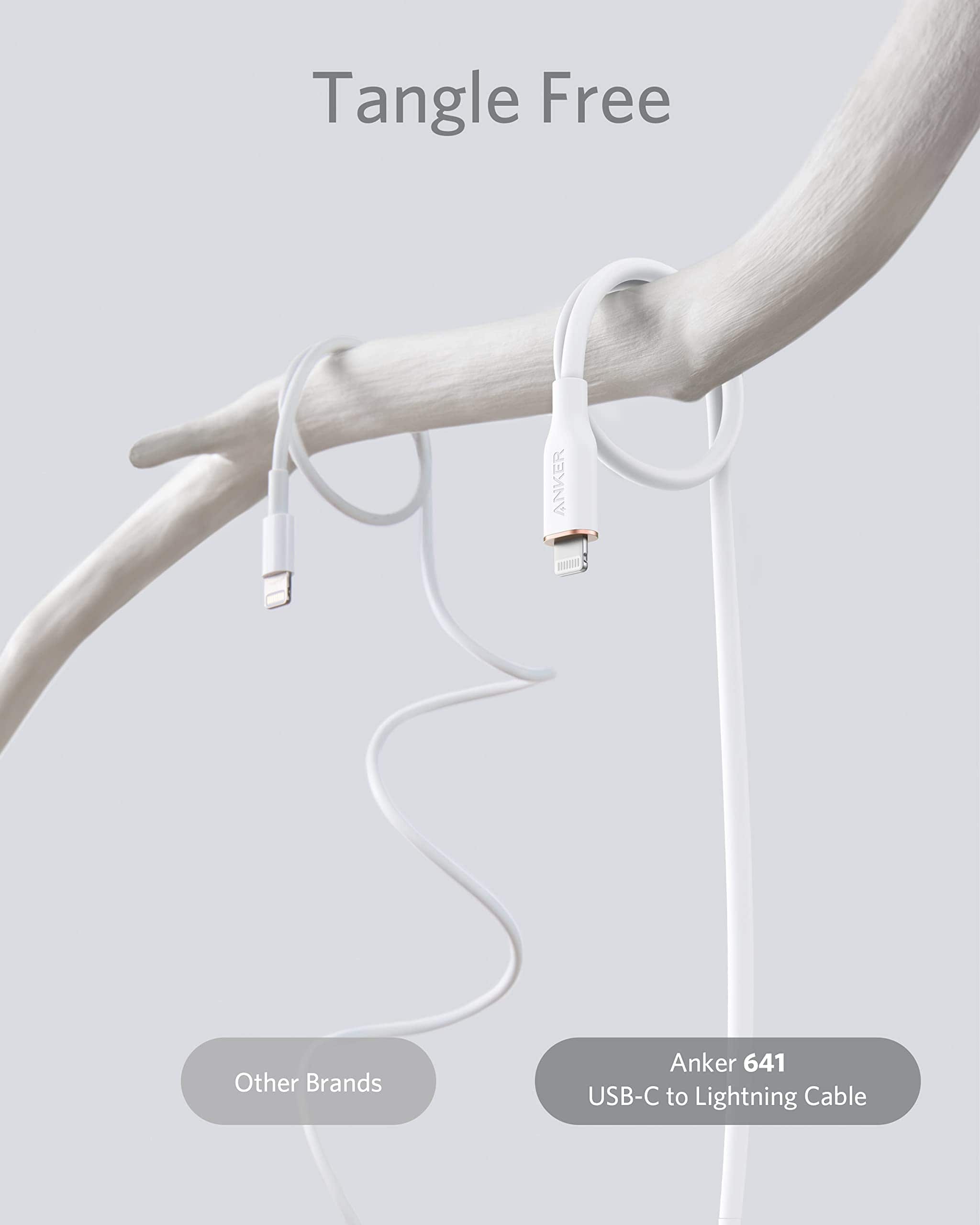 Anker <b>641</b> USB-C to Lightning Cable (Flow, Silicone)