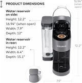 Keurig K-Supreme Single Serve K-Cup Pod Coffee Maker, Gray - Certified Refurbished
