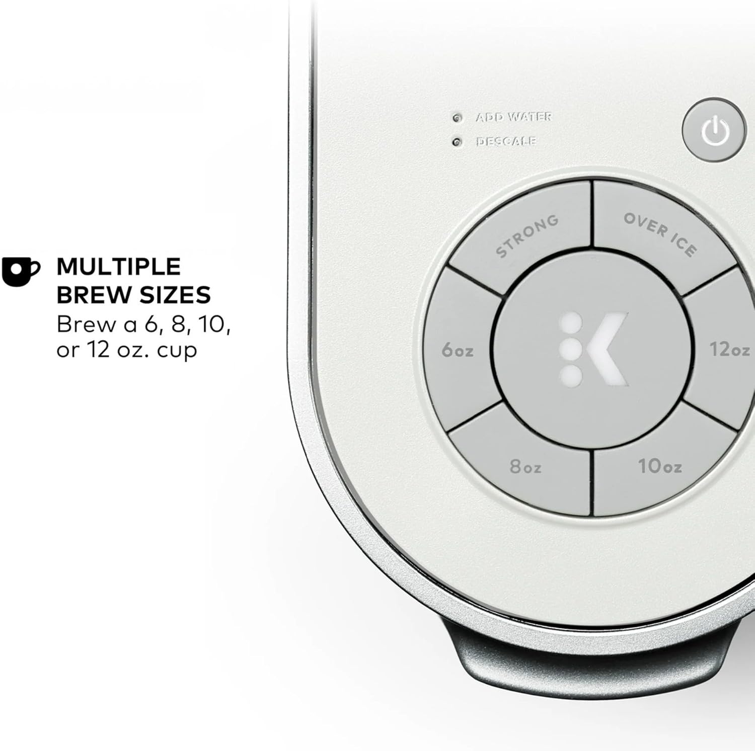 Keurig K-Supreme Single Serve K-Cup Pod Coffee Maker, White - Certified Refurbished