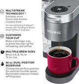 Keurig K-Supreme Single Serve K-Cup Pod Coffee Maker, Gray - Certified Refurbished