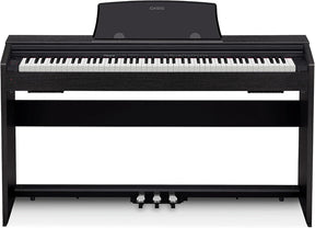 Casio Privia PX770BK 88-Key Digital Piano, Tri-Sensor Hammer Action, Damper Resonance, 3 Pedals, Concert Play, Black