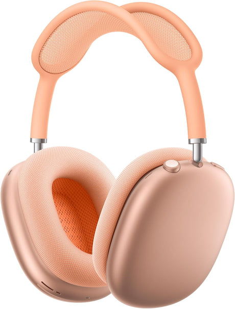 Apple AirPods Max Wireless Over-Ear Headphones, Active Noise Cancellation, Transparency Mode, Personalized Spatial Audio, USB-C Charging, Orange