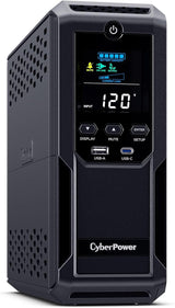 CyberPower Intelligent LCD UPS Battery Backup and Surge Protector, 1500VA/900W, 12 Outlets 2 USB Ports, AVR - Certified Refurbished
