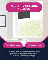 Tablo 4th Gen 4-Tuner Over-The-Air (OTA) DVR with 35-Mile Indoor TV Antenna - Certified Refurbished