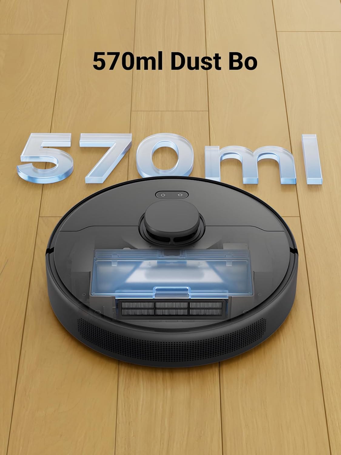 Dreame D9 Max Gen 2 Robot Vacuum and Mop Combo, LDS Navigation, 6000Pa Strong Suction, 240 Min Runtime, 2-in-1 Sweep and Mop, WiFi, App, Voice Control