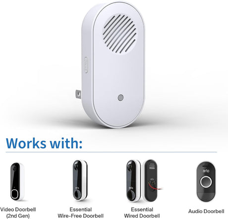 Arlo AC2001 Chime 2 Wireless Doorbell - Certified refurbished