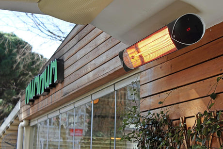 Briza Infrared Electric Heater, Indoor and Outdoor, 1500Watt, Black - Refurbished