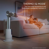 Shark TurboBlade Cool + Heat 2-in-1 Bladeless Tower Fan & Space Heater Year-Round Indoor Use, White - Certified Refurbished
