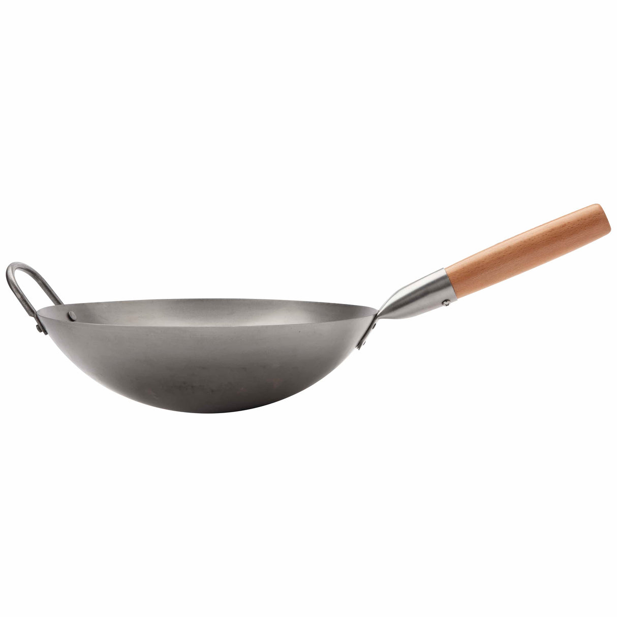 Cuisinart 12" Carbon Steel Hammered Wok, Round