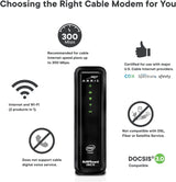 Arris Cable Modem Router Combo DOCSIS 3.0 16 x 4 Gigabit AC1600 WiFi - Certified Refurbished