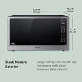 Panasonic 2.2 cu.ft. Countertop Microwave with Cyclonic Wave Inverter - Certified Refurbished