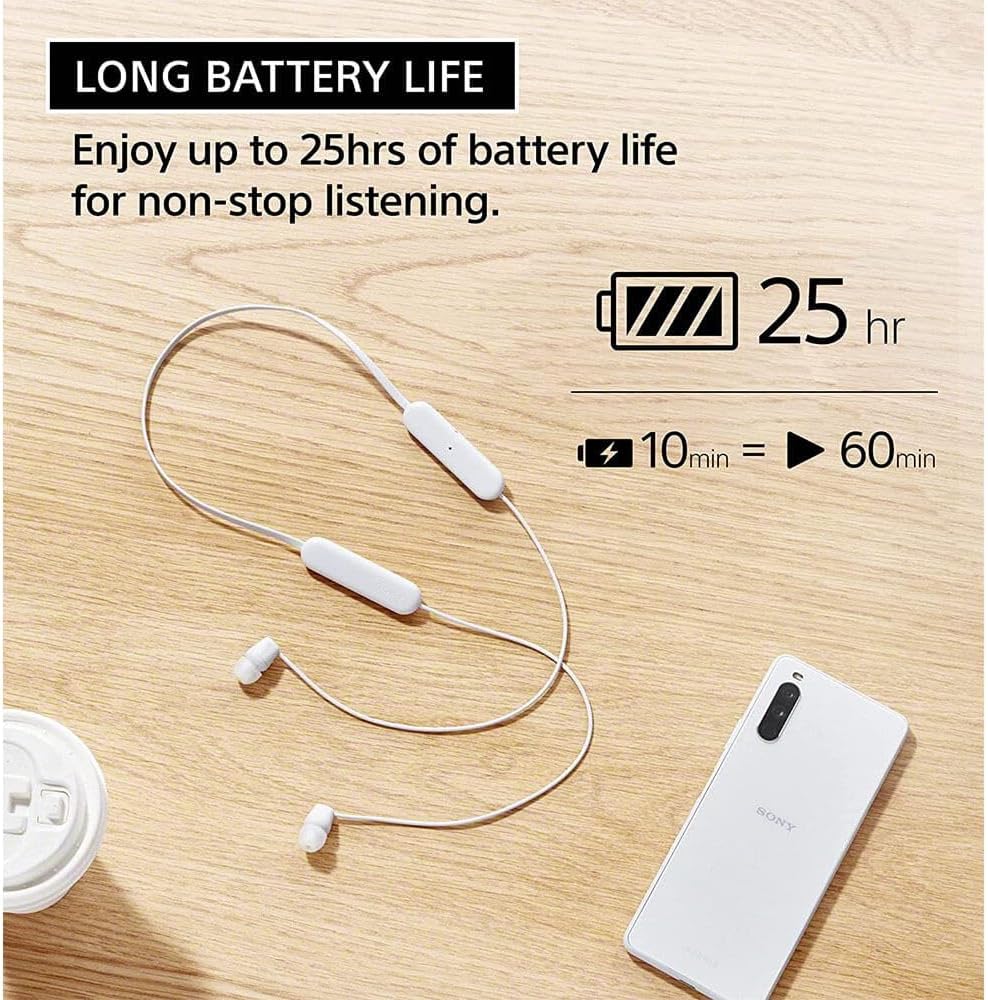 Sony Wireless In-Ear Headphones, White