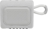 JBL Go 3 Portable Bluetooth Speaker, White - Certified Refurbished