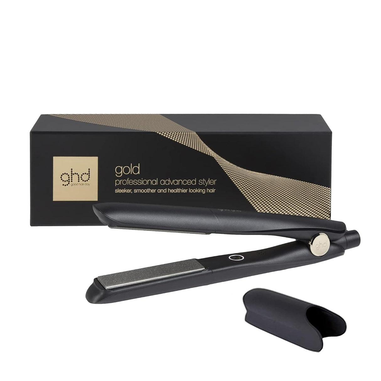 ghd Gold 0.5"- 2" Flat Iron Hair Straightener, Professional Ceramic Styling Tool for Smoother, Stronger Hair & Color Protection