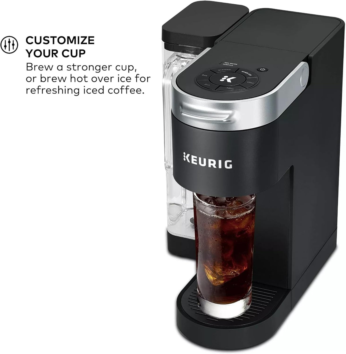 Keurig K-Supreme Single Serve K-Cup Pod Coffee Maker, Black - Open Box