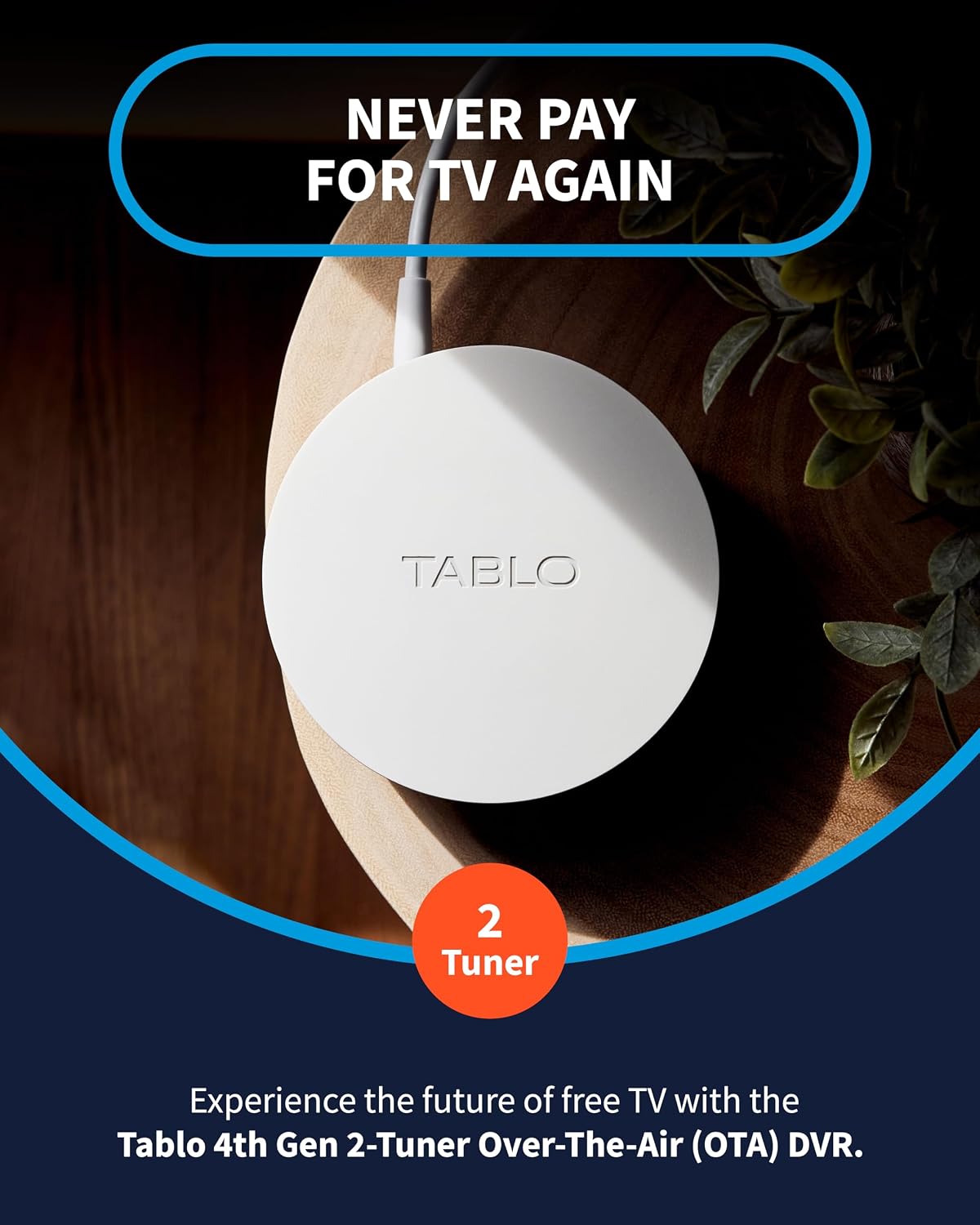 Tablo 4th Gen 2-Tuner Over-The-Air (OTA) DVR - Certified Refurbished