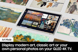 Samsung The Frame 50″ QLED 4K Smart TV with Art Mode and Quantum HDR